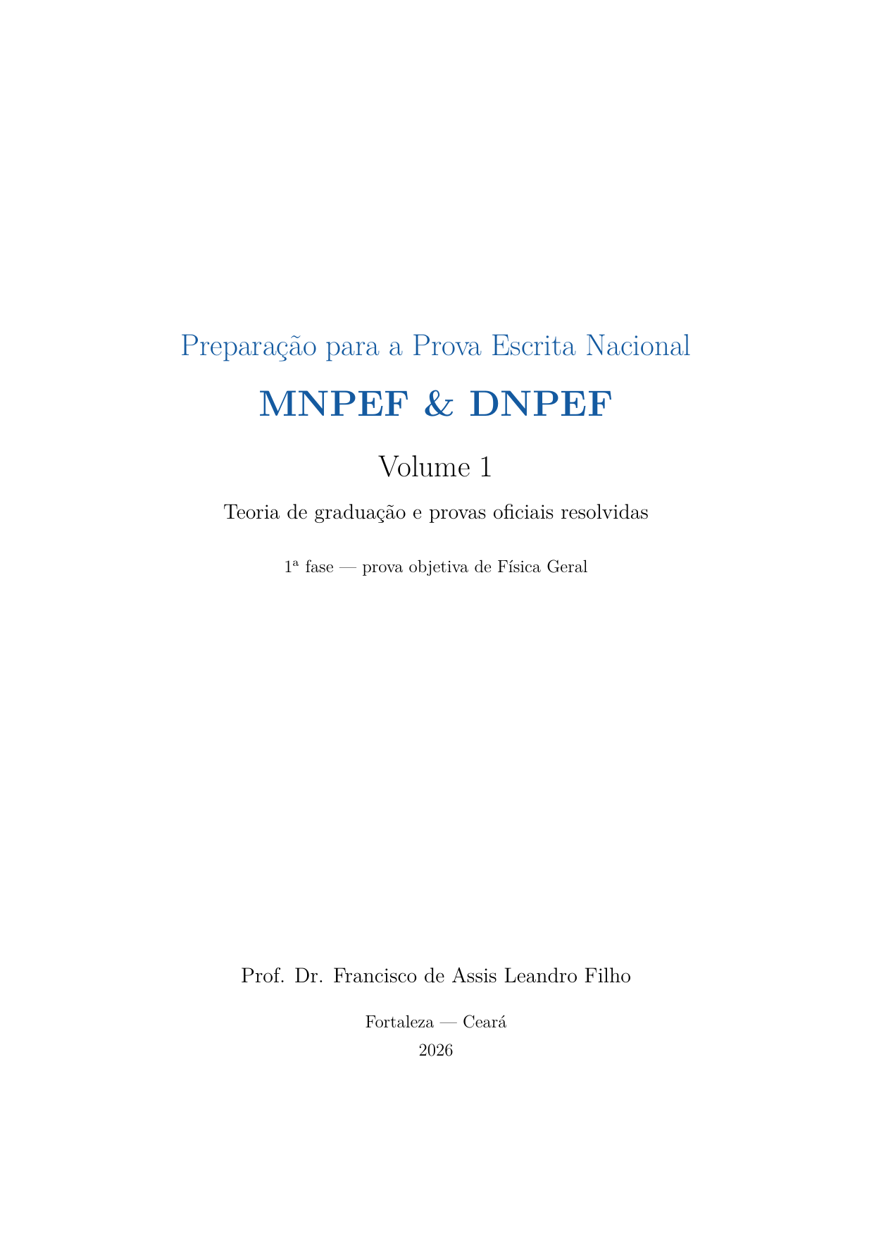 Capa do Volume 1